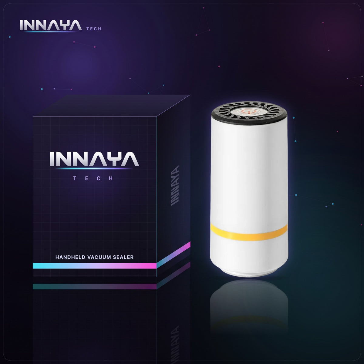 Handheld Vacuum Sealer by INNAYA Tech with INNAYA retail box