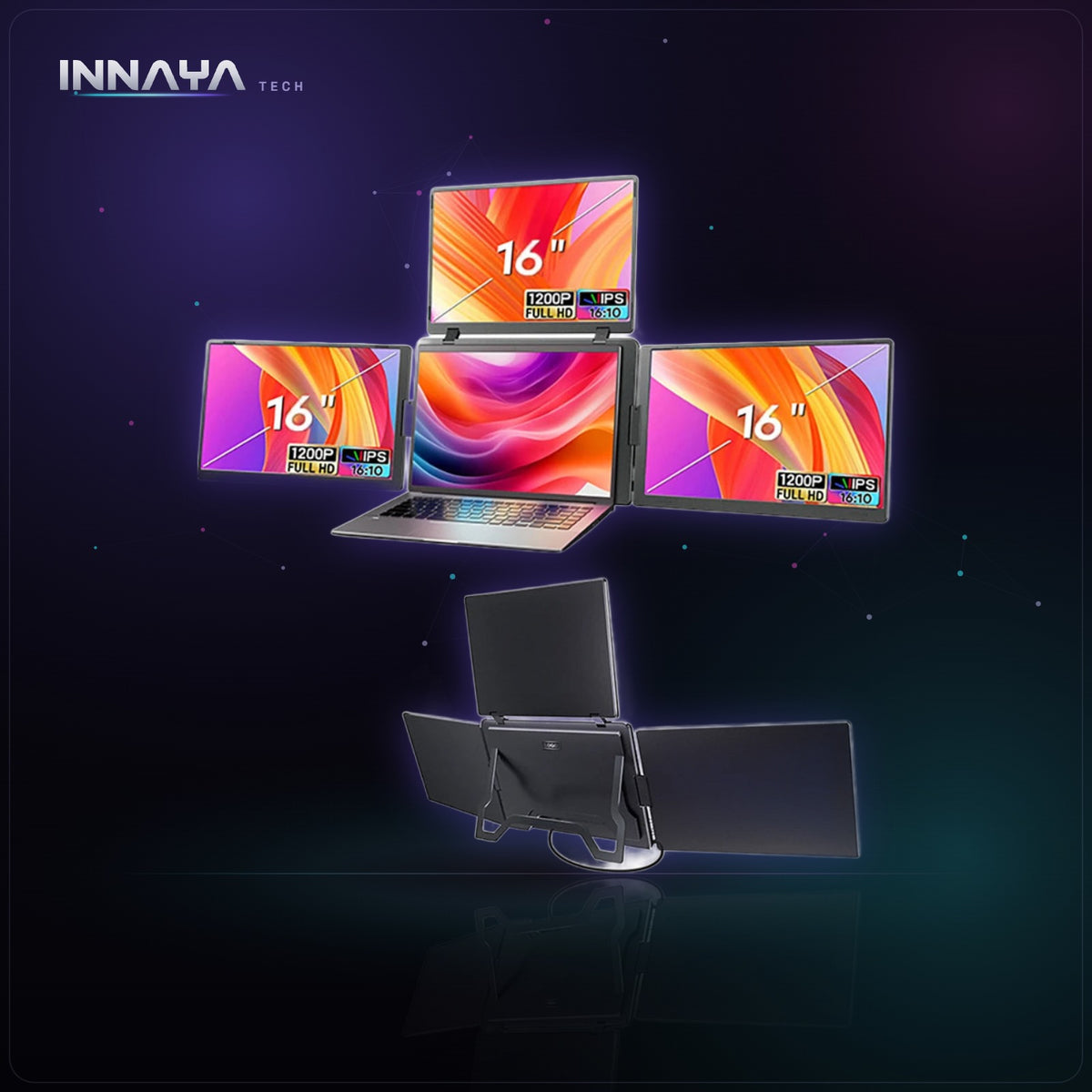 Triple-Screen Portable Monitor at INNAYA Tech