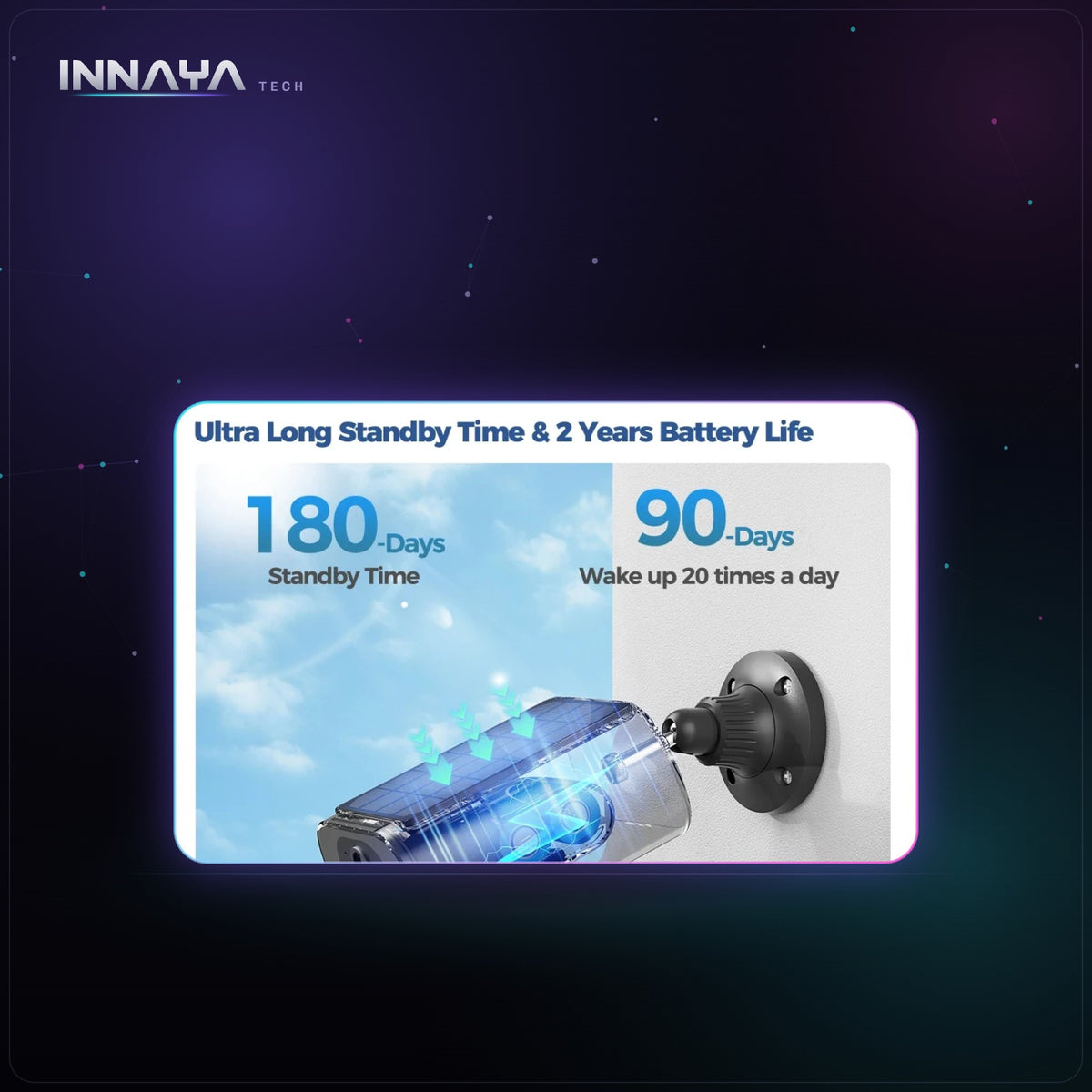 Solar Security Camera 2.5K at INNAYA Tech