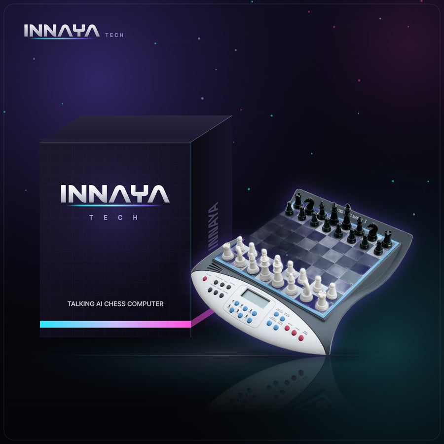 Talking AI Chess Computer by INNAYA Tech with INNAYA retail box