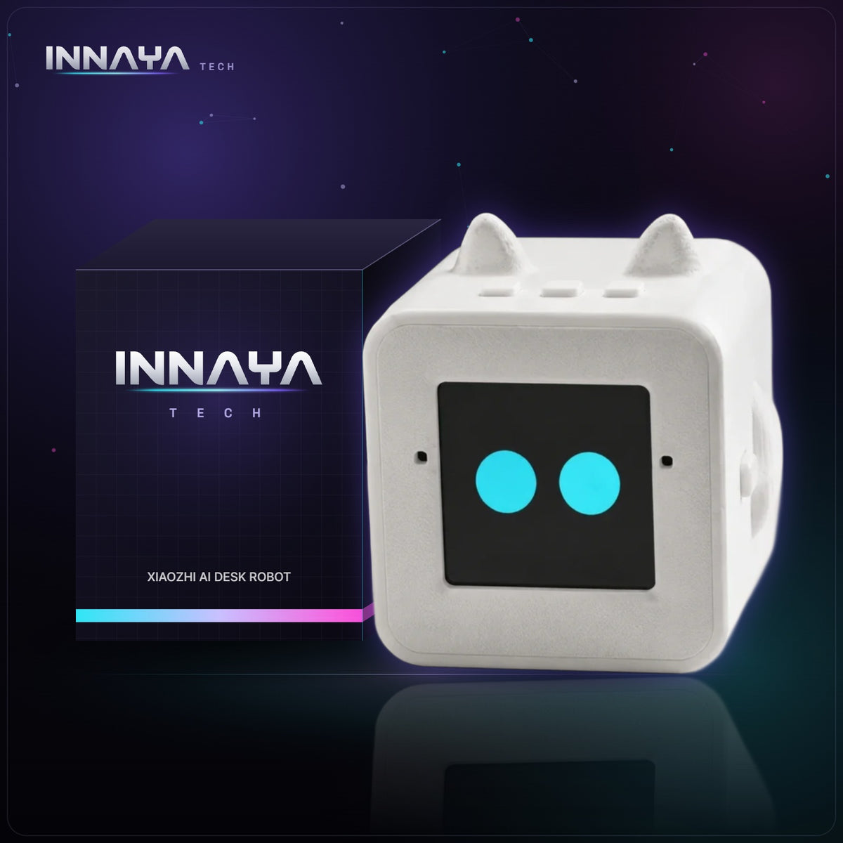 XiaoZhi AI Desk Robot by INNAYA Tech with INNAYA retail box