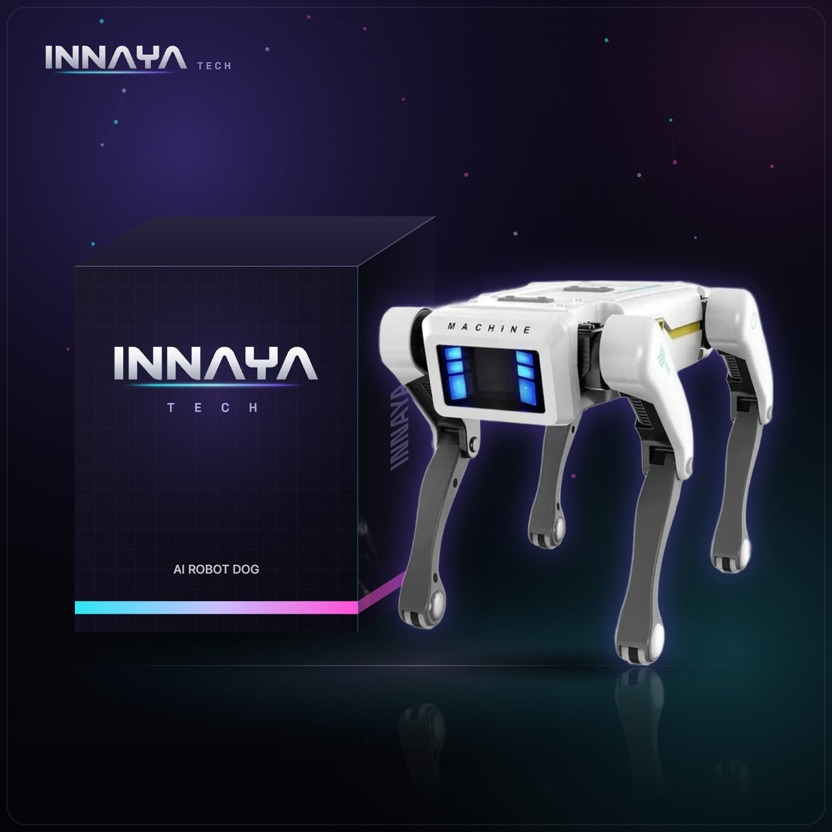 AI Robot Dog by INNAYA Tech with INNAYA retail box