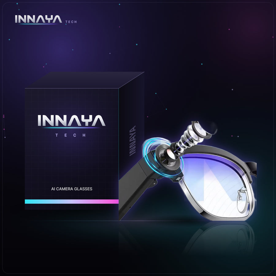 AI Camera Glasses by INNAYA Tech with INNAYA retail box