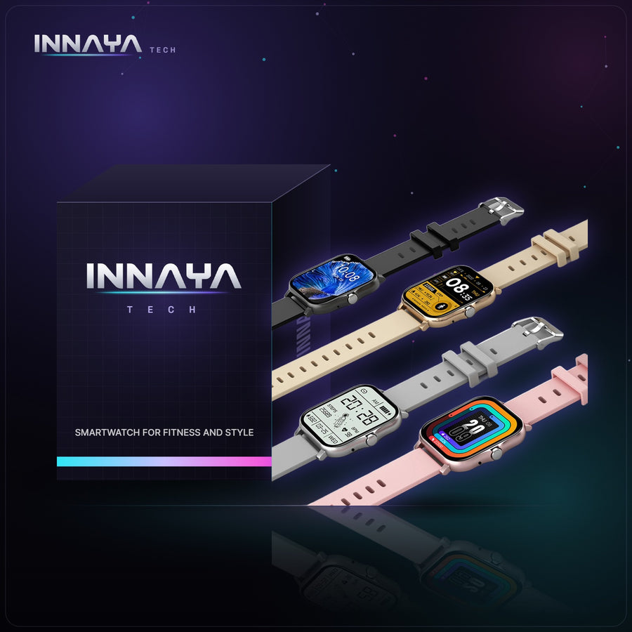 Smartwatch for Fitness and Style by INNAYA Tech with INNAYA retail box