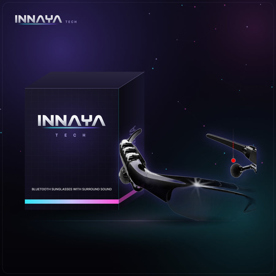 Bluetooth Sunglasses with Surround Sound by INNAYA Tech with INNAYA retail box