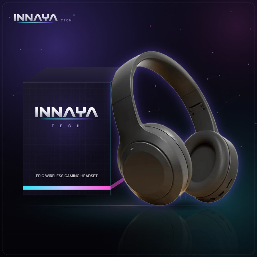 Epic Wireless Gaming Headset by INNAYA Tech with INNAYA retail box