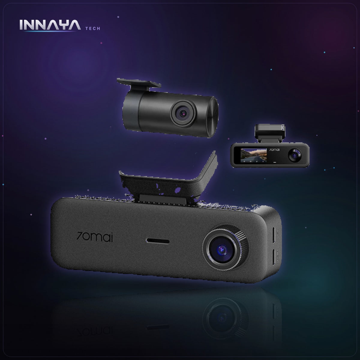 70mai T800E 3-Channel Dash Cam at INNAYA Tech