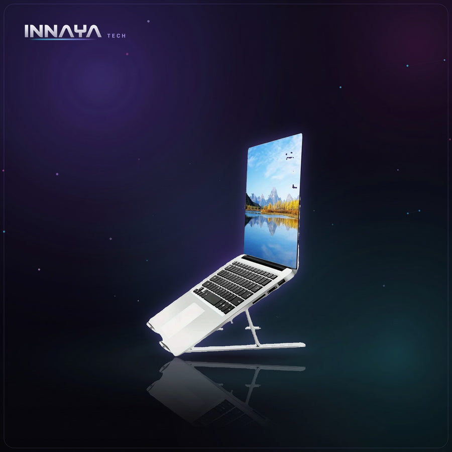 Adjustable aluminum laptop stand