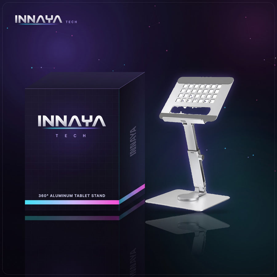 Aluminum 360° Rotating Tablet Stand at INNAYA Tech
