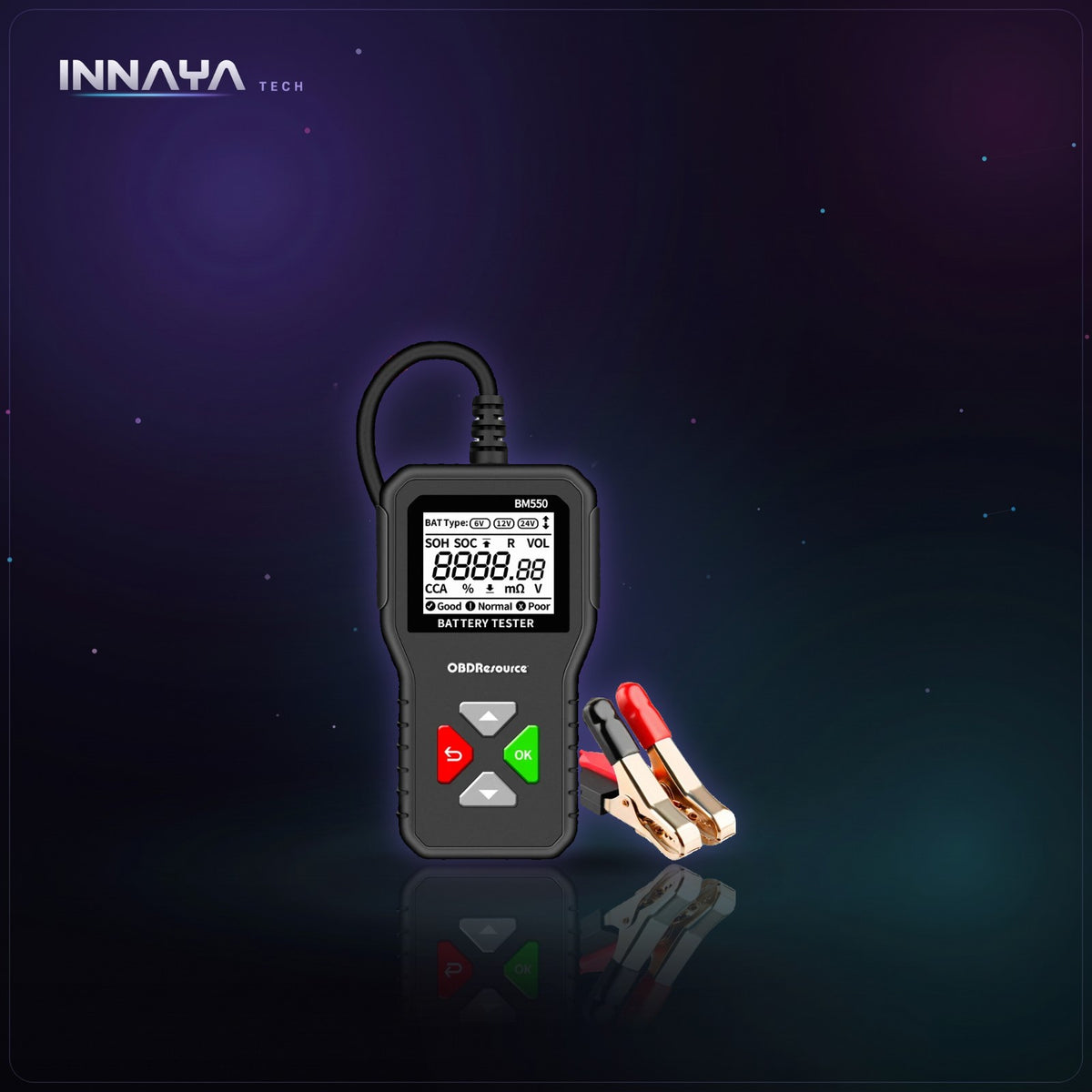 BM550 Digital Car Battery Tester at INNAYA Tech