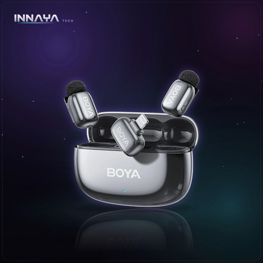BOYA Mini 2 Wireless Lavalier Microphones at INNAYA Tech