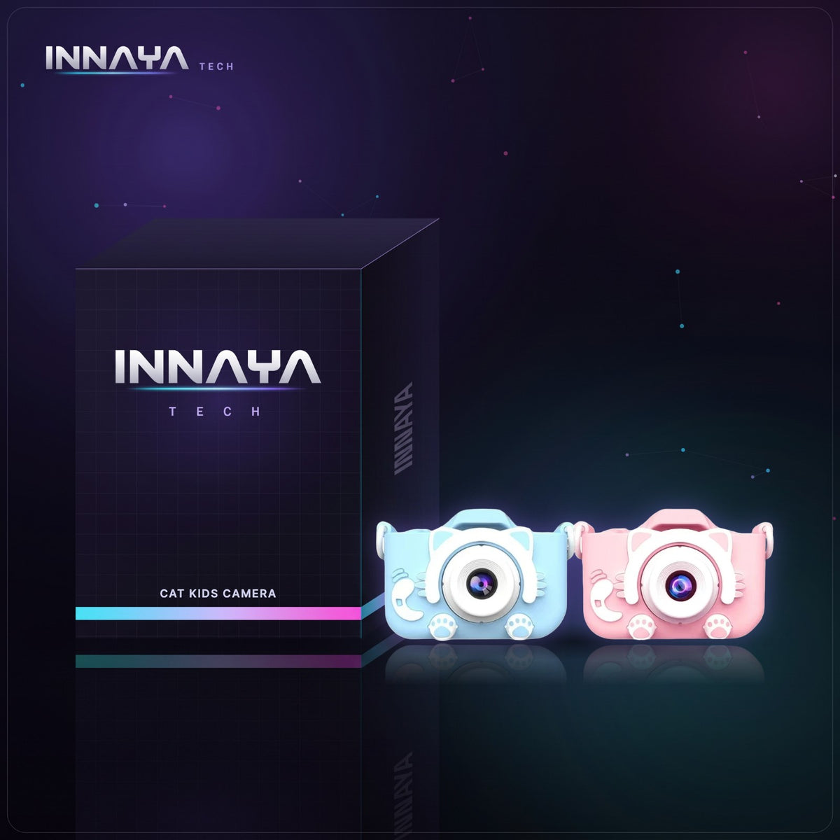 Cat Kids Camera by INNAYA Tech with INNAYA retail box
