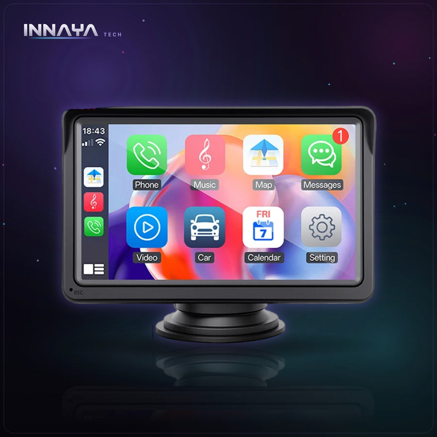 7-inch Portable Wireless CarPlay Screen at INNAYA Tech