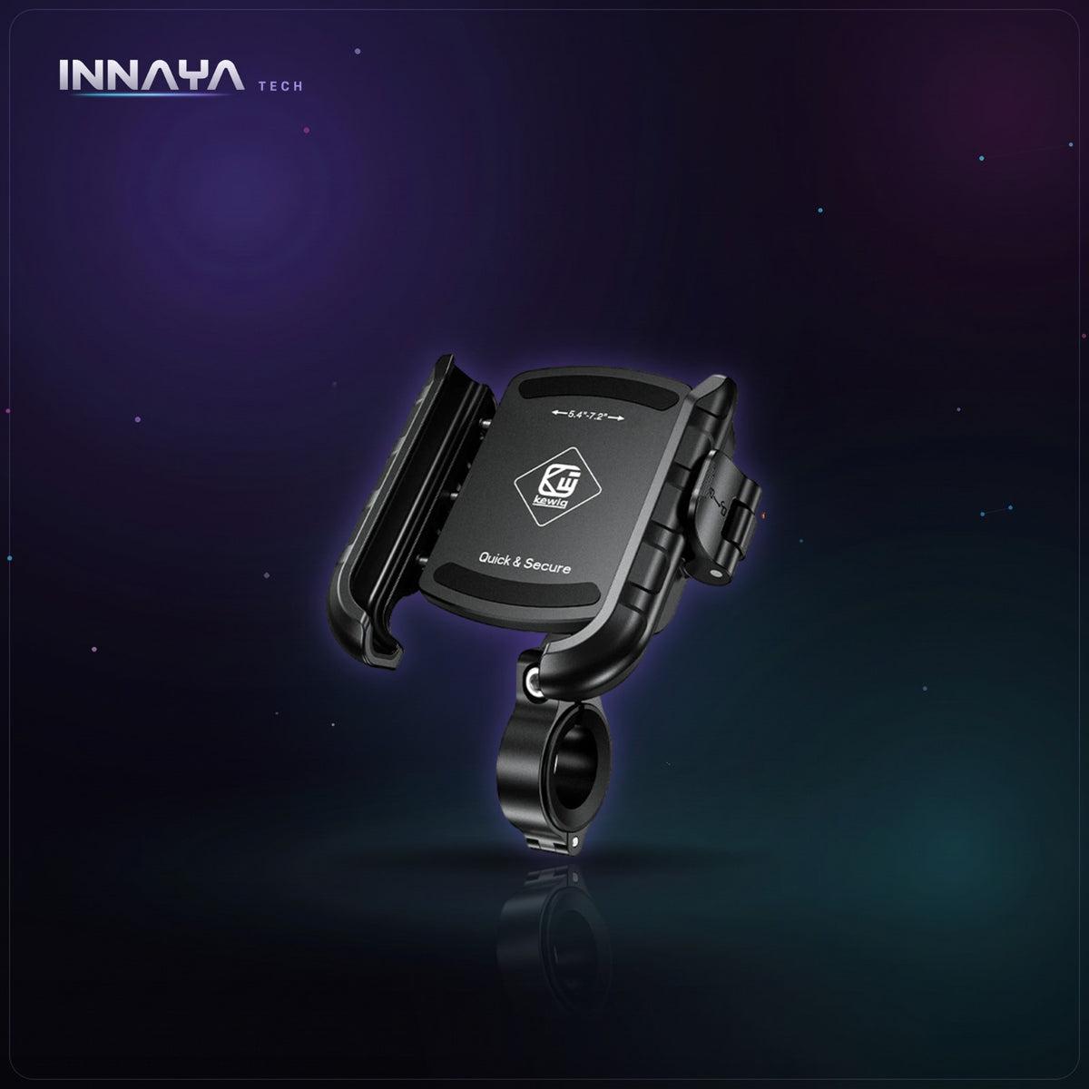 Kewig One-Touch Bike & Motorcycle Phone Mount at INNAYA Tech