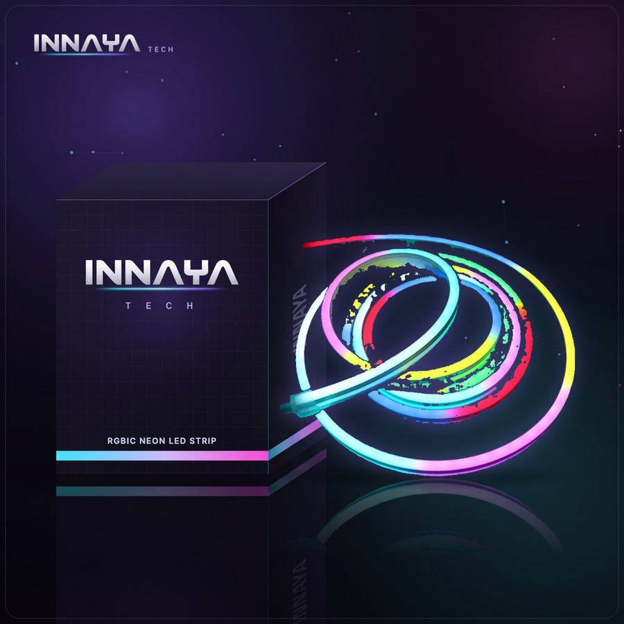 Wi-Fi RGBIC Neon LED Strip by INNAYA Tech with INNAYA retail box