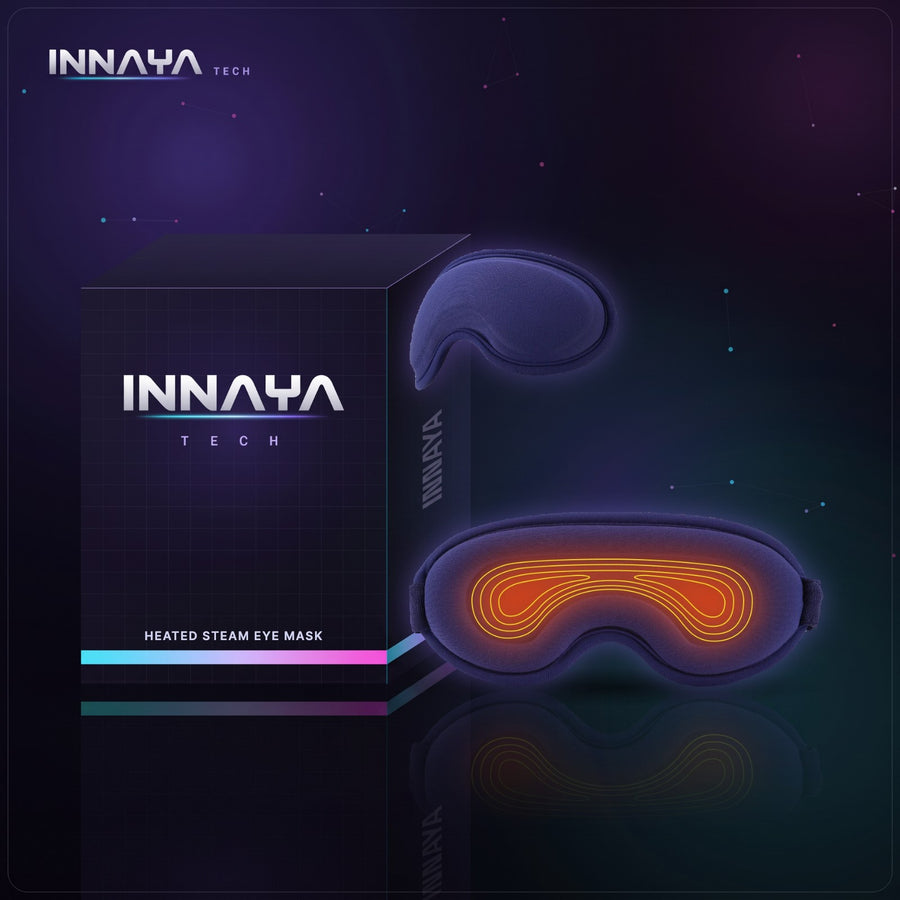 Heated Steam Eye Mask by INNAYA Tech with INNAYA retail box