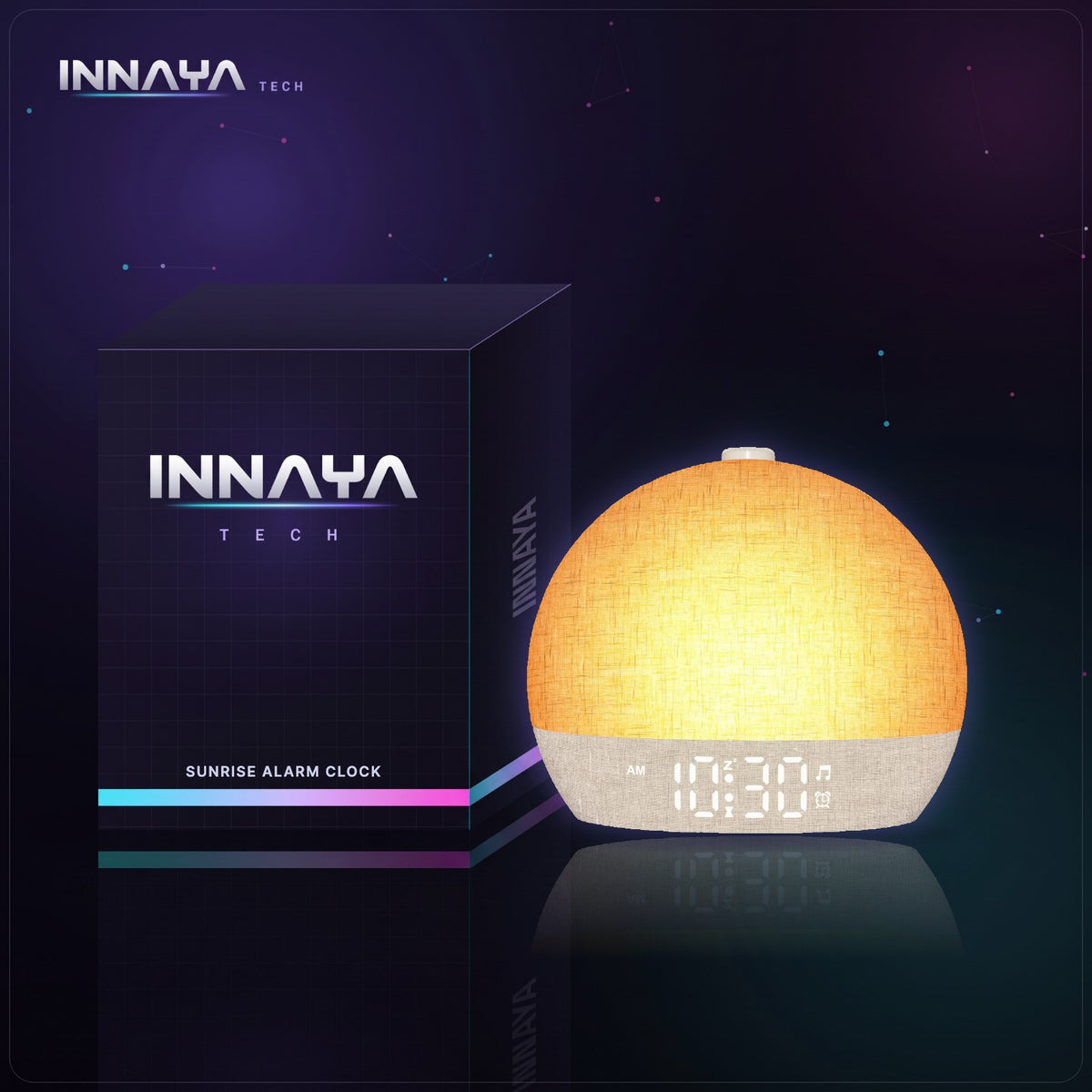 Sunrise Alarm Clock by INNAYA Tech with INNAYA retail box