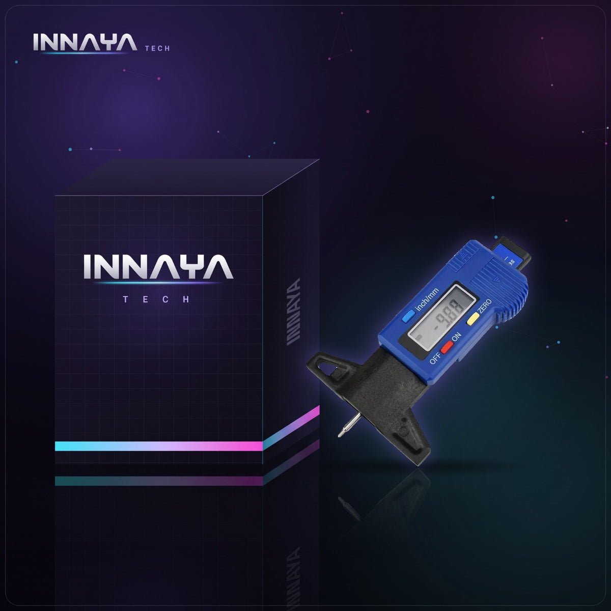 Digital Tire Tread Depth Gauge at INNAYA Tech