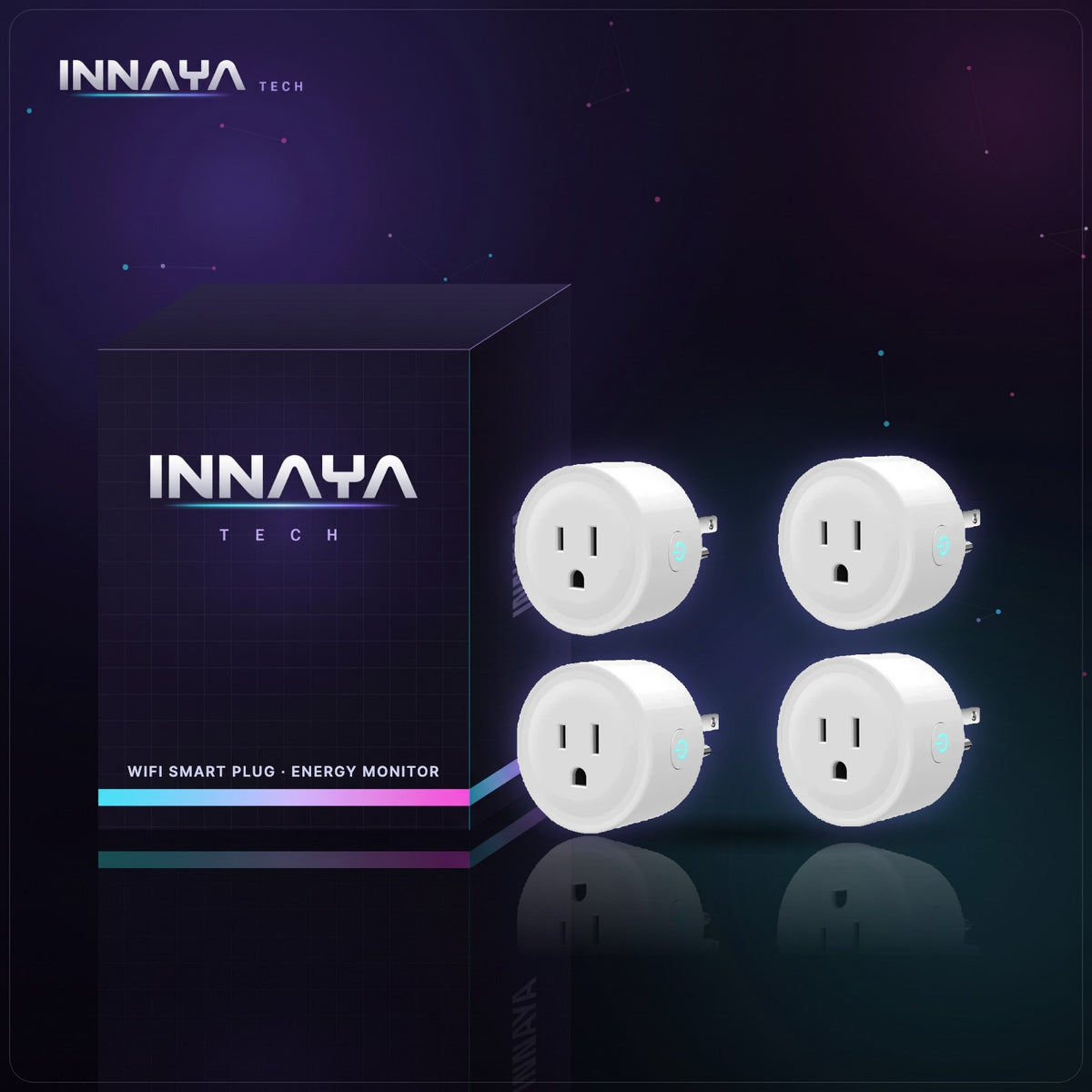 Smart Wi-Fi Plug by INNAYA Tech with INNAYA retail box