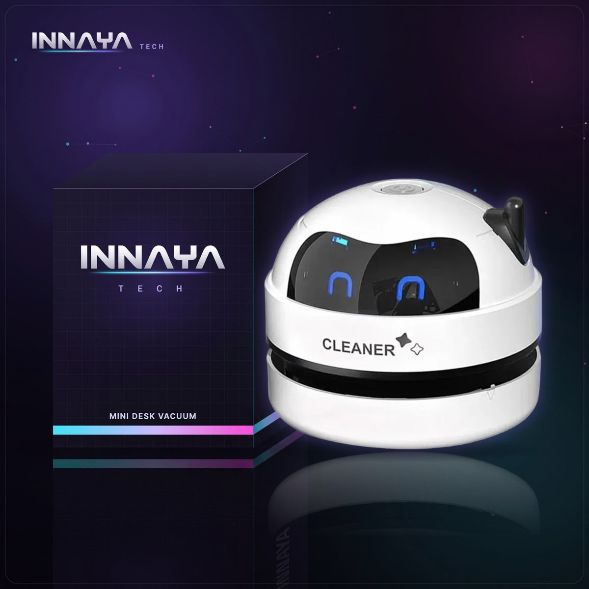 Mini Desk Vacuum by INNAYA Tech with INNAYA retail box