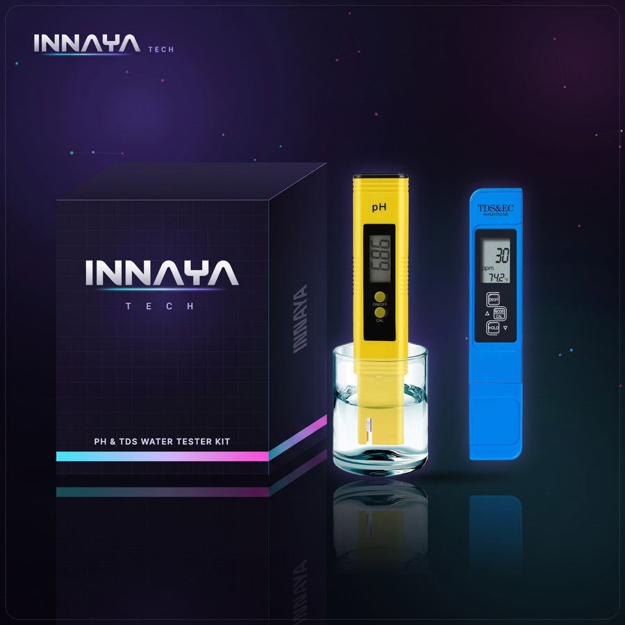 pH & TDS Water Tester Kit by INNAYA Tech with INNAYA retail box