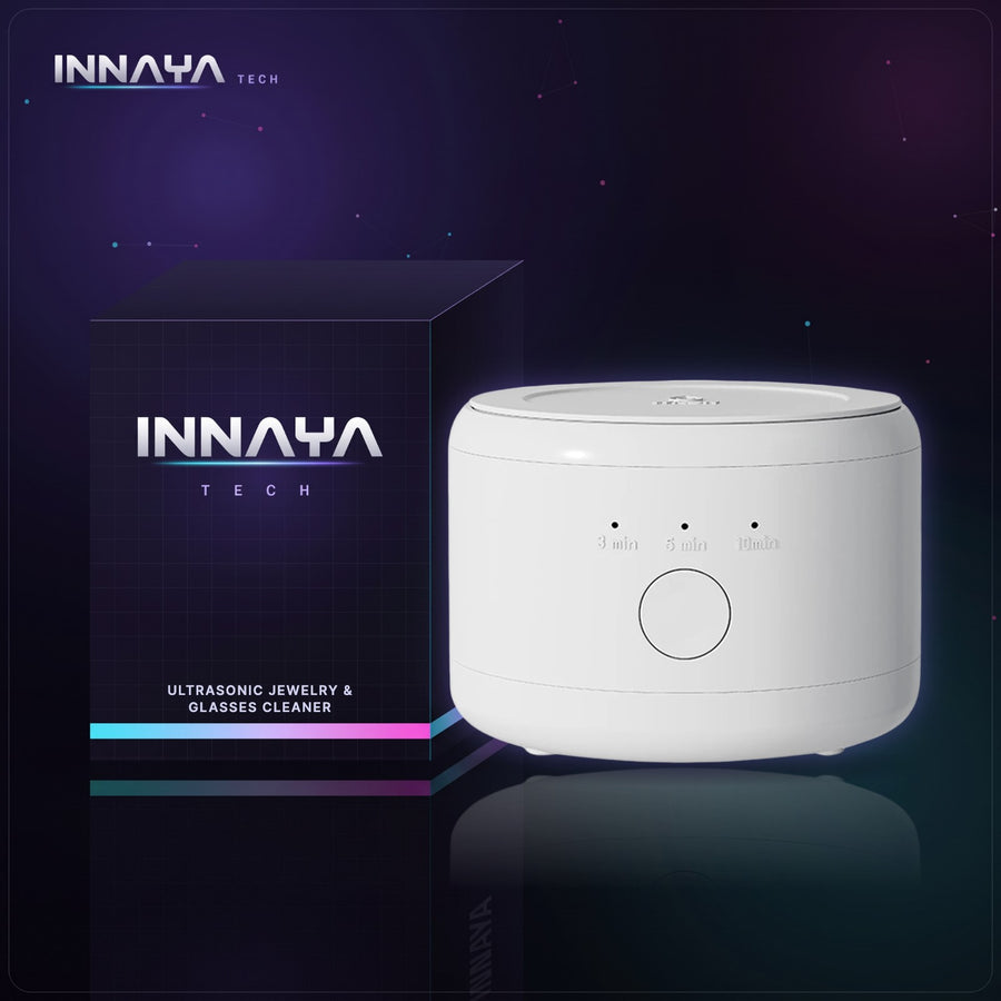 Ultrasonic Jewelry & Glasses Cleaner by INNAYA Tech with INNAYA retail box
