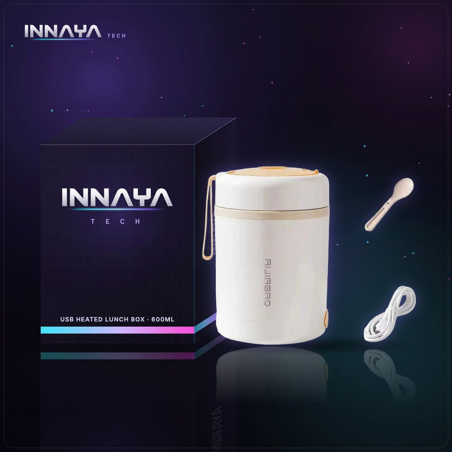 USB Heated Lunch Box by INNAYA Tech with INNAYA retail box
