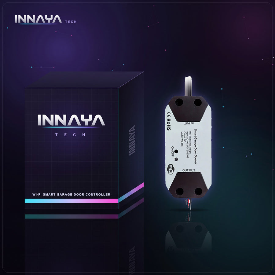 Wi-Fi Smart Garage Door Controller by INNAYA Tech with INNAYA retail box