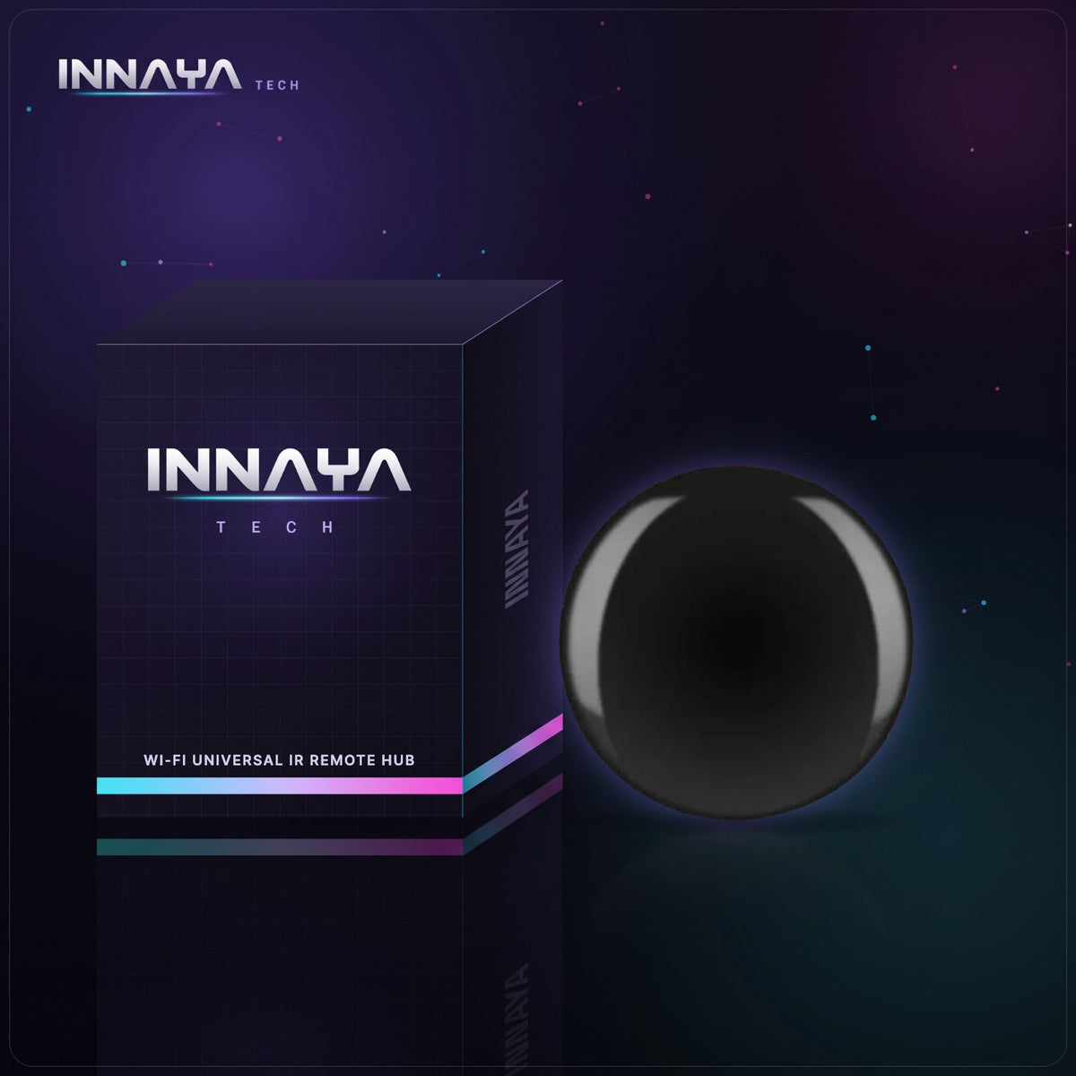 Wi-Fi Universal IR Remote Hub by INNAYA Tech with INNAYA retail box
